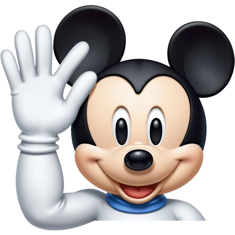 Mickey mouse emoji