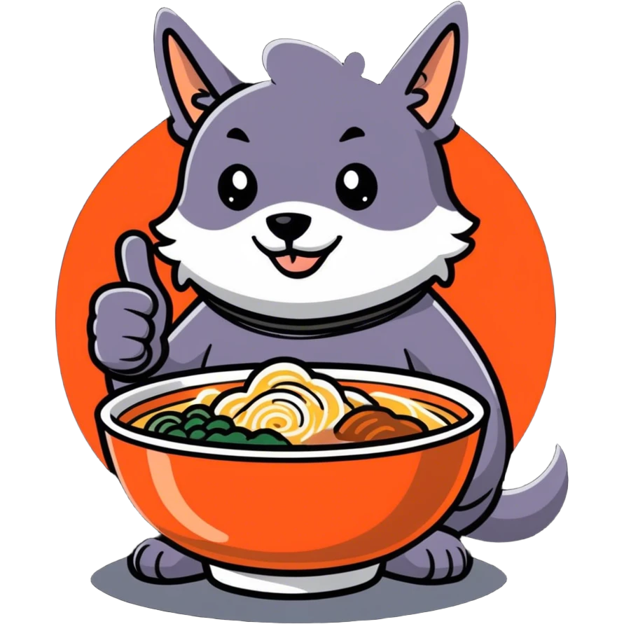 Dogman rating Ramen emoji