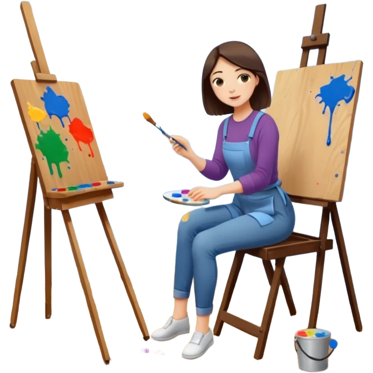 cozy art studio emoji