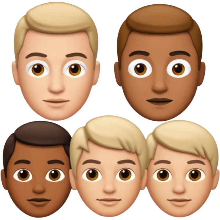 GQ magazine cover with a Memoji-style cartoon version of the person in the reference image, in iOS Apple emoji style emoji