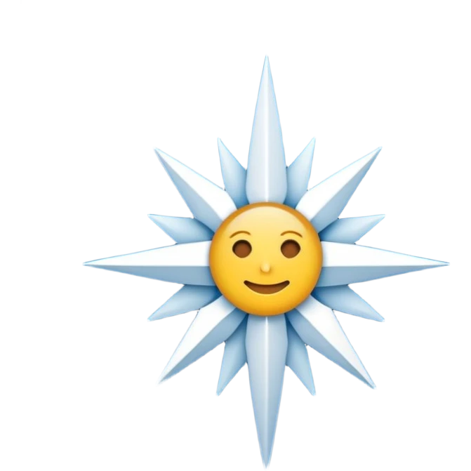carré, fond bleu avec symboles de la santé emoji