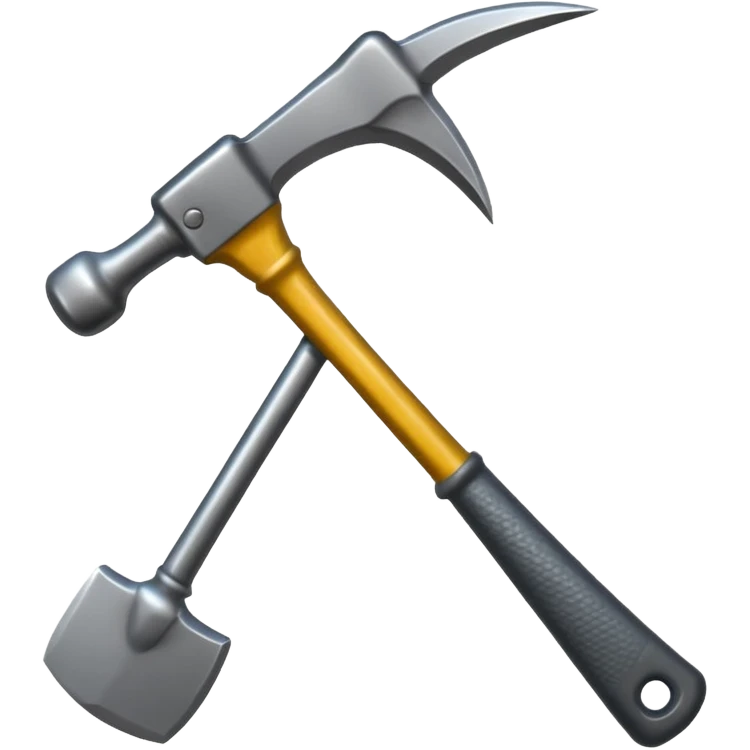 The Sickle and Hammer are dark gray and crossed emoji