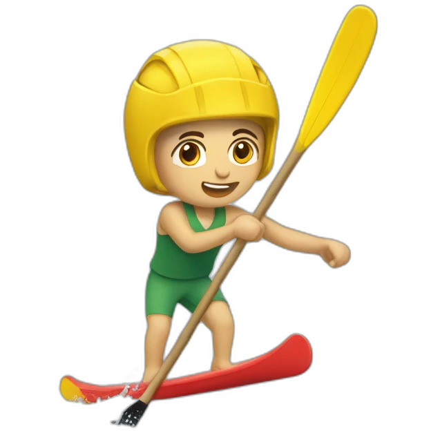 Canoë slalom emoji