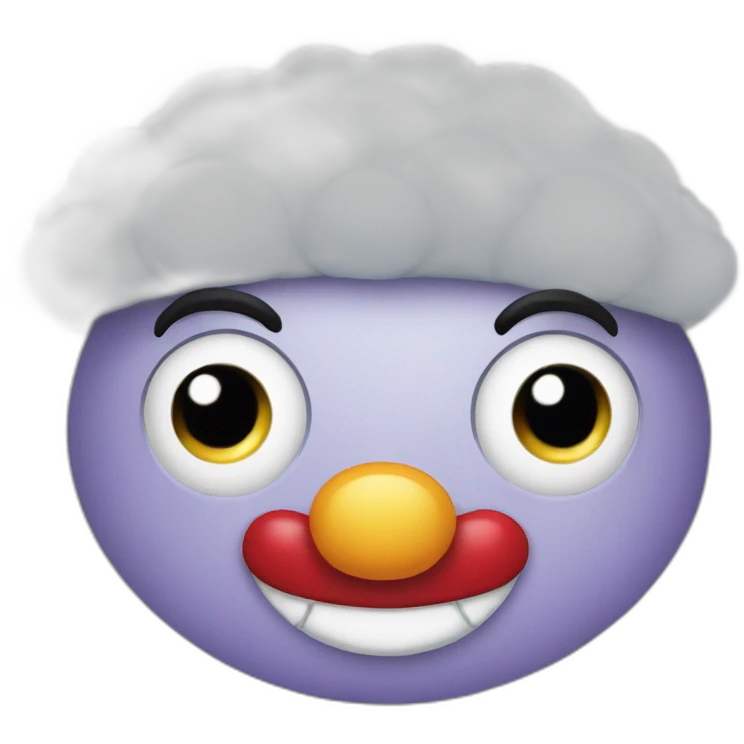 igloo clown face emoji