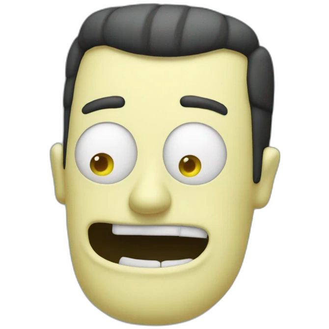 Mr. Poopybutthole happy emoji