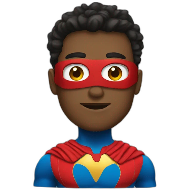 Superhero emoji