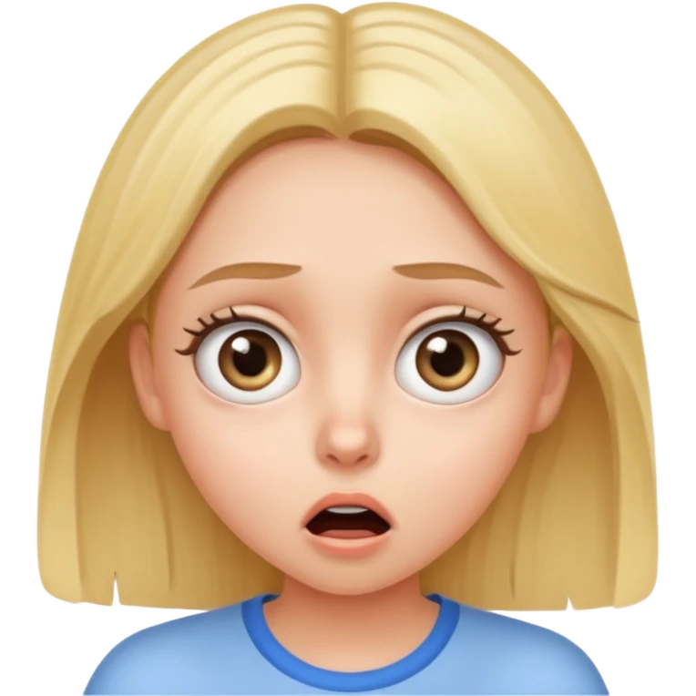 shocked clean girl emoji