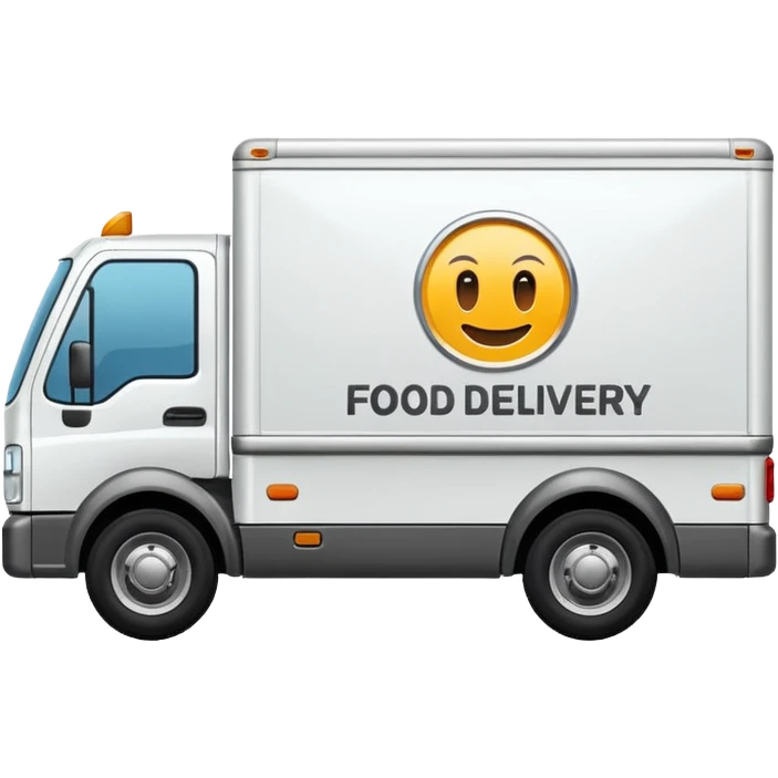 food delivery  lorry emoji