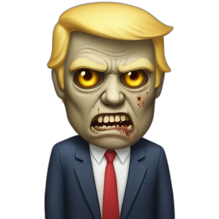 trump zombie emoji