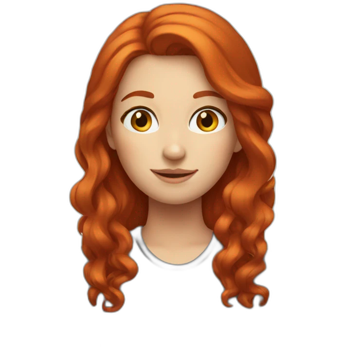 redhead girl emoji