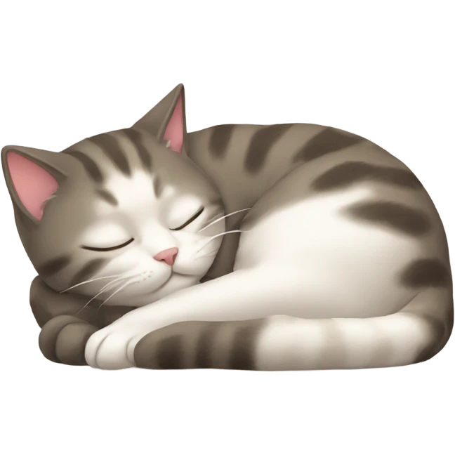 cat sleeping forever emoji