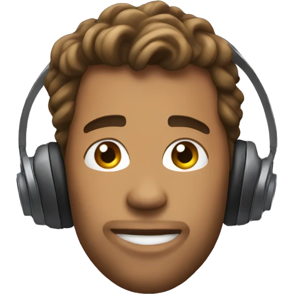 Chris sails in EarPods emoji