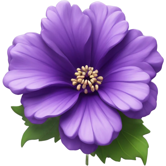 Purple flower emoji