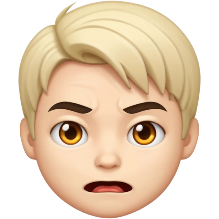 Cool chibi mad emoji