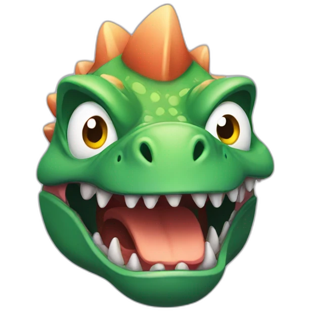 Dino angry emoji