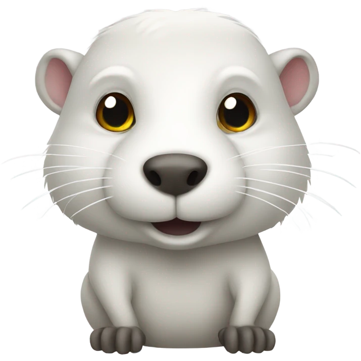 white beaver emoji