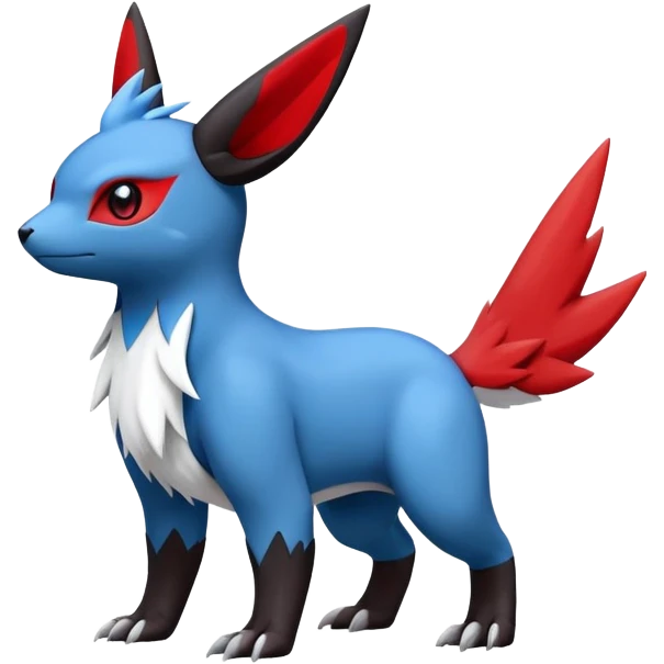  Cute Guilmon-Latias-Umbreon-Fakémon-hybrid-creature (full body)  emoji