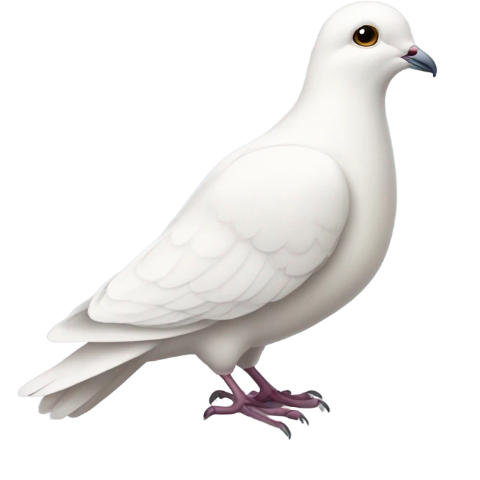white dove emoji