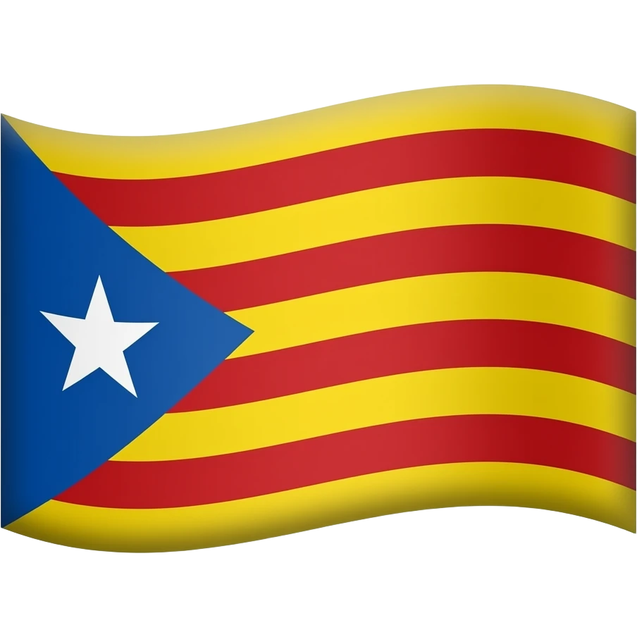 senyera catalunya sin estrella emoji