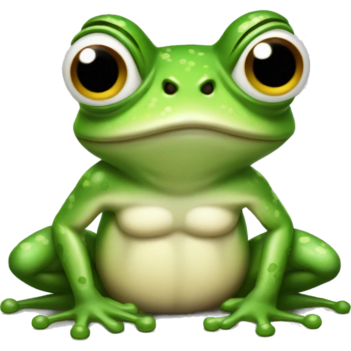 muscler frog emoji