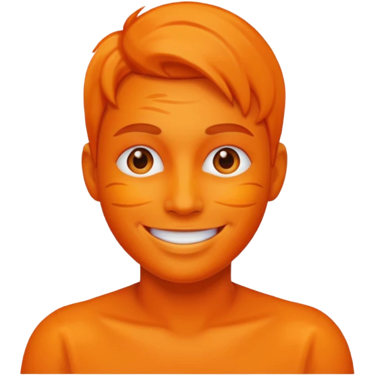Laughing Orange emoji