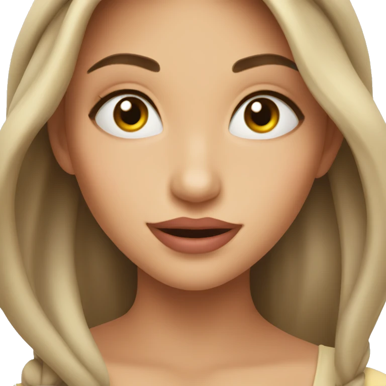 Bella from beauty and beast emoji