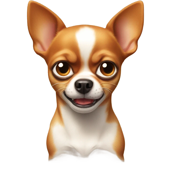 Angry redhead chihuahua emoji