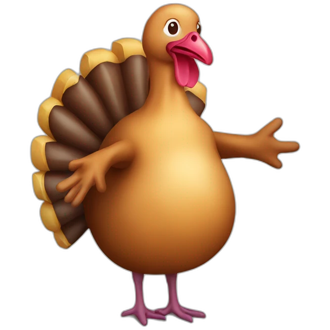 turkey potato torso emoji