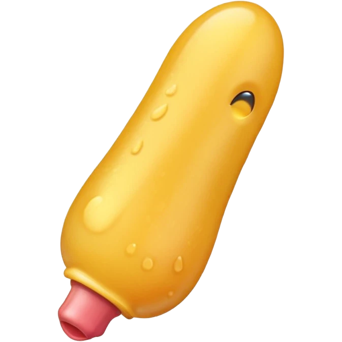 Cum on penis emoji