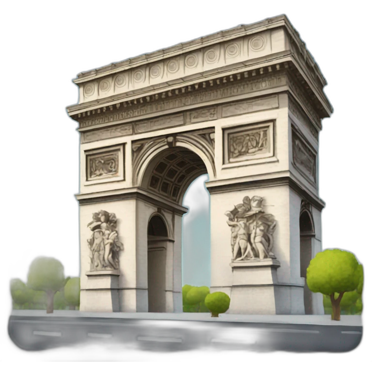 Paris Arc de Triomphe emoji