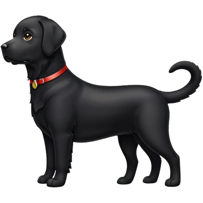 Black Labrador emoji
