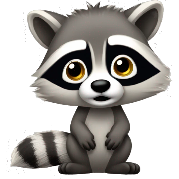 ￼ Raccoon emoji