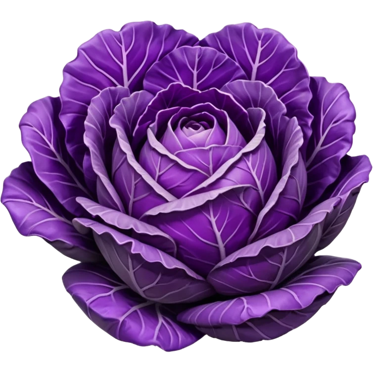 purple cabbage without green leaf emoji