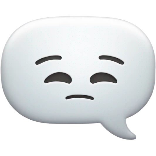 speech bubble emoji