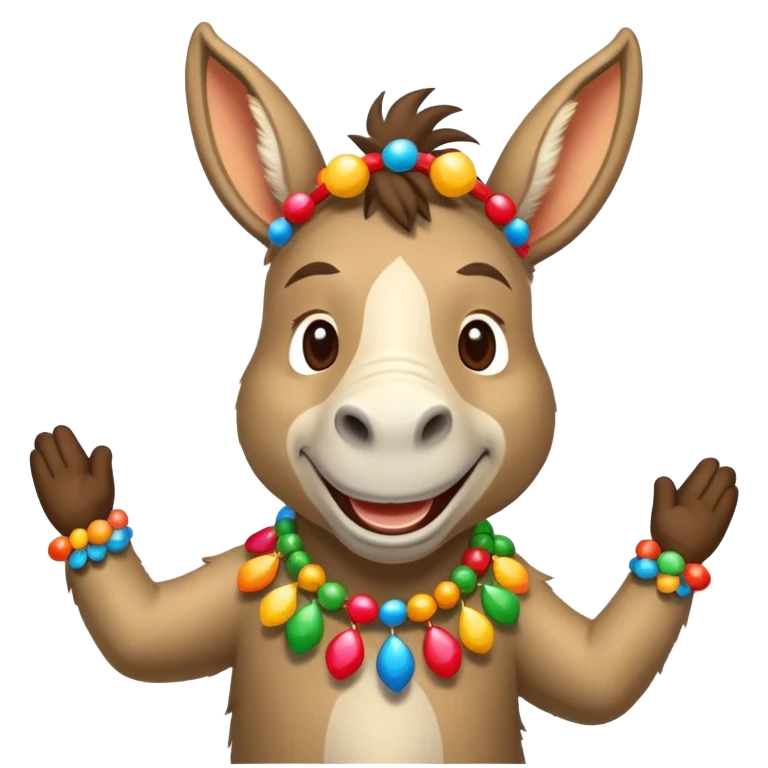 Burro bailando  emoji