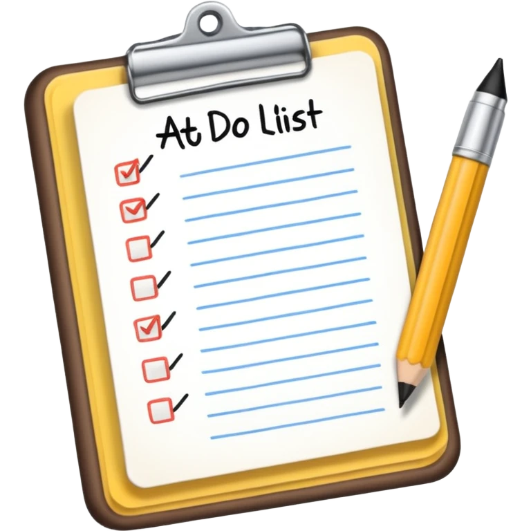 to do list emoji