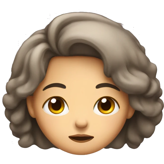 sleepy girl emoji