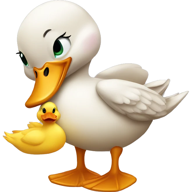 Duck love  kisses  emoji