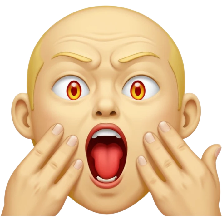 mad and yawning make it yellow tho  emoji