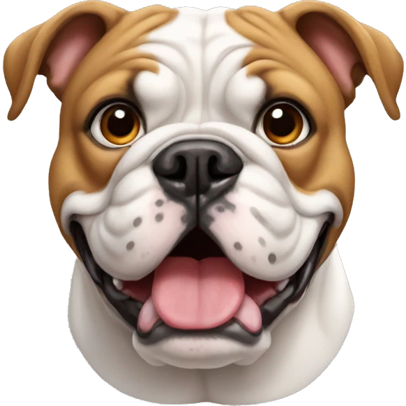 perro bulldog ingles emoji