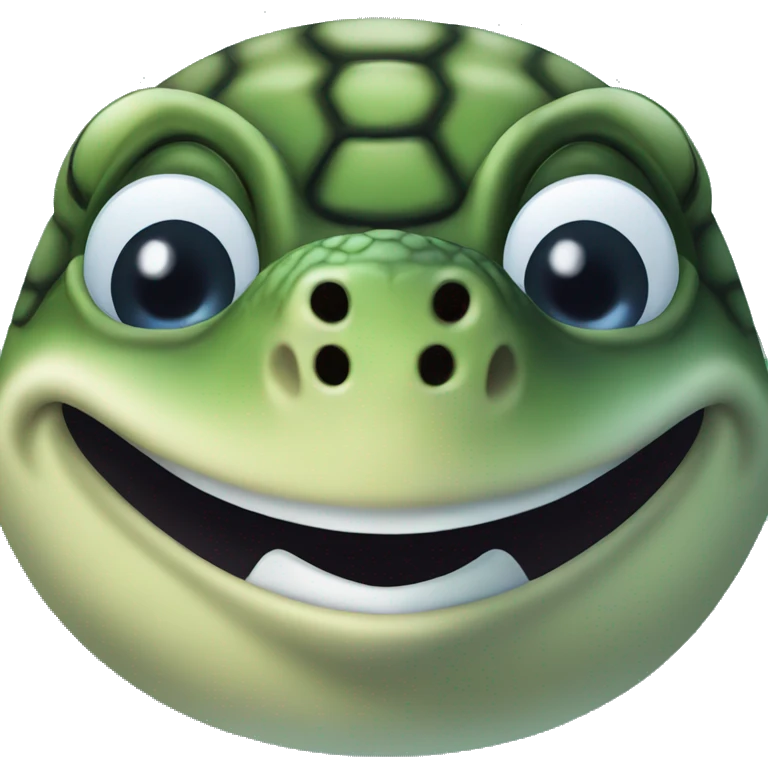 Sea Turtle smiling emoji