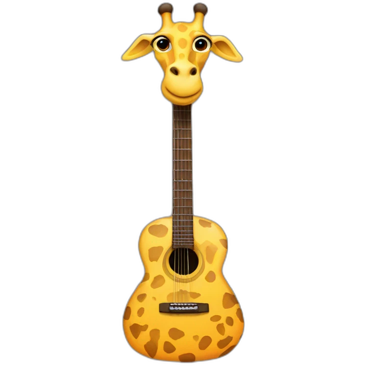 Guitar Giraffe emoji