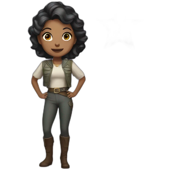 SIX-pointed-star heroine emoji