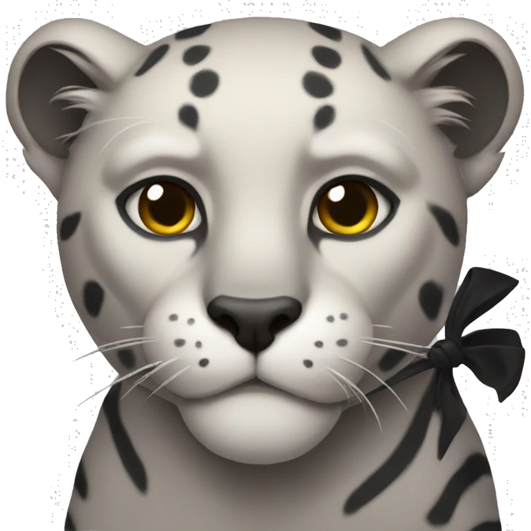 Panther bow emoji