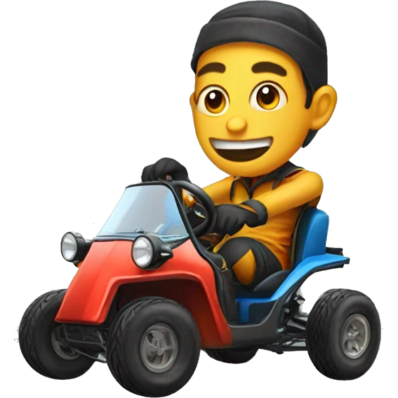 Extreme racing Tuk tuk cross kart  emoji