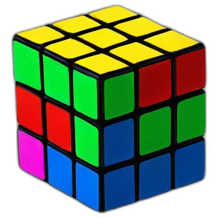 rubik's cube 3x3 emoji