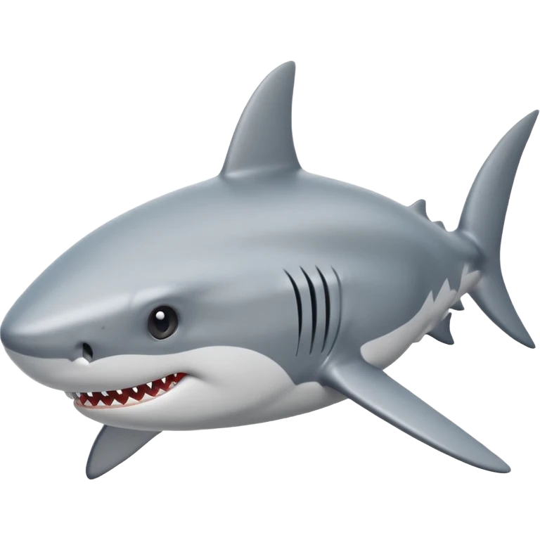 Shark with 🤩 emoji