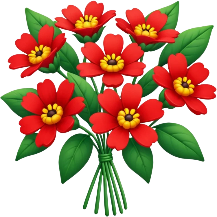 bouquet of kokina flowers emoji