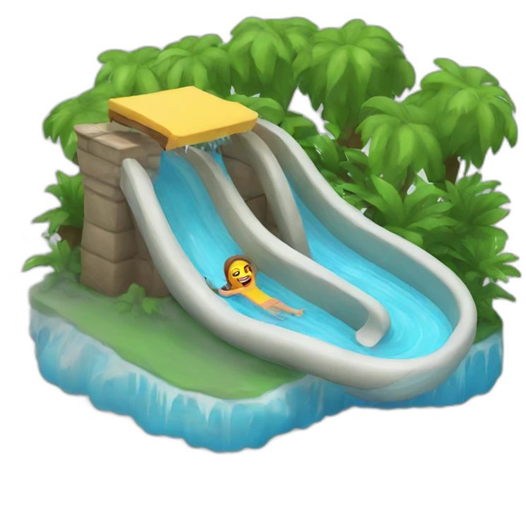 Water slide emoji