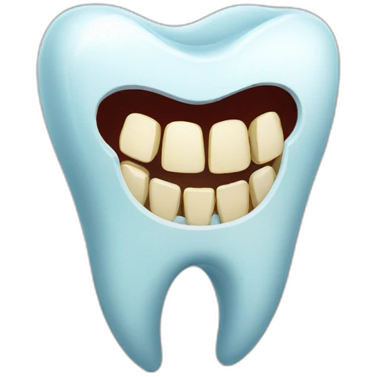 Broken tooth emoji